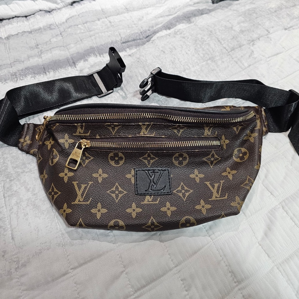 Brown and Black Satchel